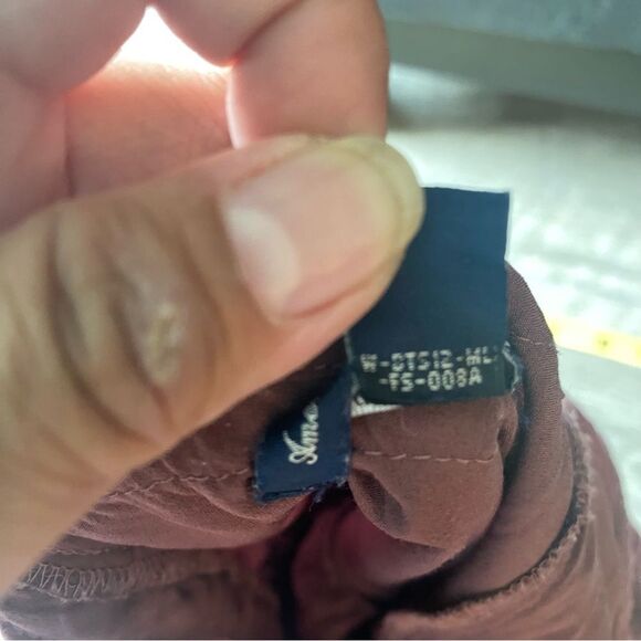 American Eagle Outfitters Womens Dress Size 2 Mauve Babydoll Lace Fairy A-Line - Picture 12 of 14